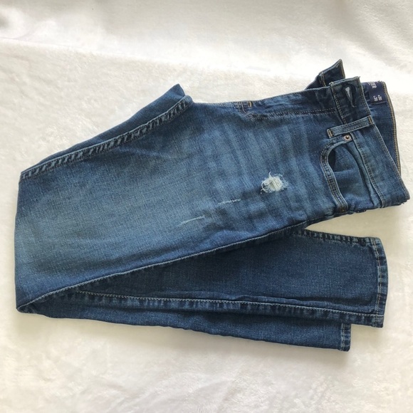 Hollister‎ Distressed Skinny Jeans Dark Wash Denim Slim Fit Size 30x30 - Picture 2 of 8